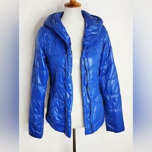 LUCY PARIS ELECTRIC BLUE PUFFER JACKET